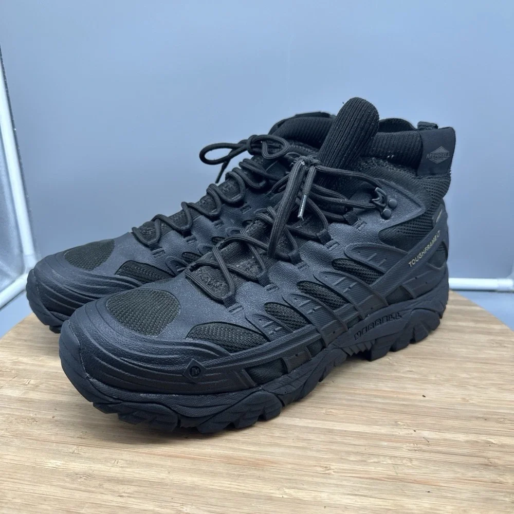 Merrell Moab Velocity Tactical Mid Waterproof Mens 14 Black Tactical Boots